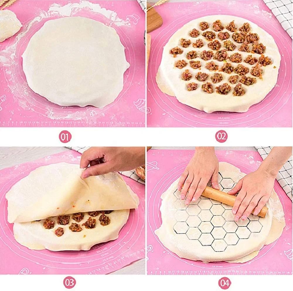 Metal Dumpling Mould, Kitchen Dough Press Dumpling Maker, Kitchen Utensils Tool, Handmade Dumpling Mould And Cutter Metal Dumpling Mould, Kitchen Dough Press Dumpling Maker, Kitchen Utensils Tool, Handmade Dumpling Mould And Cutter